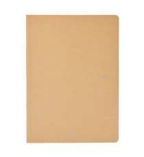 Maxiquaderno Ecoqua original PM - A4  - 1 rigo - 40 fogli - 90gr - bruno - Fabriano