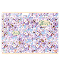 Maxiquaderno Nature Flowers - A4 - 5 mm - 42 fogli - 80 gr - Pigna