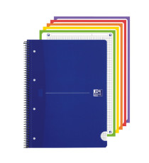 Maxiquaderno spiralato Office Essentials - A4+ - 5 mm - 160 pagine - 80 gr - colori assortiti - Oxford