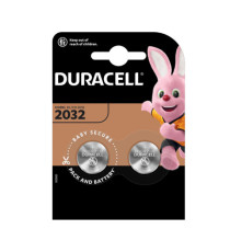 Micropila DL2032 - 3V - a pastiglia - litio - Duracell - blister 2 pezzi