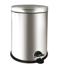 Pattumiera a pedale Bin Basic - 12 L - acciaio inox - Medial