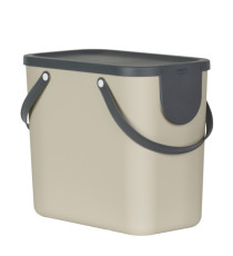 Pattumiera Albula - 25 L - cappuccino - Rotho
