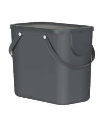 Pattumiera Albula - 25 L - grigio antracite - Rotho