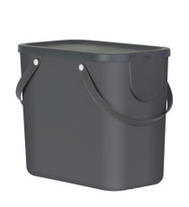 Pattumiera Albula - 25 L - grigio antracite - Rotho
