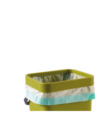 Pattumiera Gino - per rifiuti organici - 5 L - verde - Perfetto