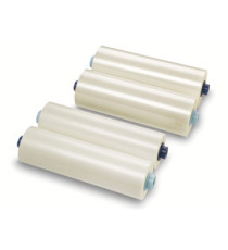 Pellicola gloss Nap2 per plastificazione - 330 mm x 76 mt - 75 micron - GBC - conf. 2 bobine