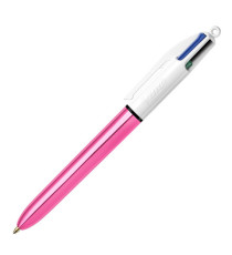 Penna 4 colori Shine - colori assortiti - Bic - expo 20 pezzi