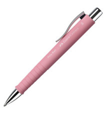 Penna a sfera a scatto Poly Ball Urban - punta 0,7 mm - fusto rose - Faber-Castell