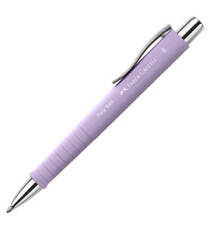 Penna a sfera a scatto Poly Ball Urban - punta 0,7 mm - fusto sweet lila - Faber-Castell