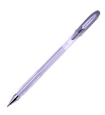 Penna a sfera gel con cappuccio Uni Ball Signo M120  - punta 0,8mm  - argento - Uni Mitsubishi