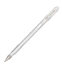 Penna a sfera gel con cappuccio Uni Ball Signo M120 - punta 0,7mm - bianco - Uni Mitsubishi