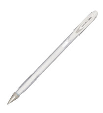 Penna a sfera gel con cappuccio Uni Ball Signo M120 - punta 0,7mm - bianco - Uni Mitsubishi