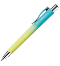 Penna a sfera Poly Ball Urban Summer - punta 0.7mm - fusto colori assortiti - Faber Castell - expo 24 pezzi