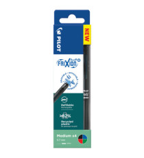 Penna a sfera scatto FrixionBall+  - punta 0,7mm - 4 colori assortiti - Pilot - conf. 4 pezzi