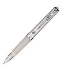 Penna gel a sfera a scatto Signo 207 Premier  - fusto argento - nero - punta 0,7mm - Uni Mitsubishi