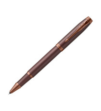 Penna roller IM Monochrome - punta F - burgundy - Parker