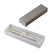 Penna roller IM Monochrome - punta F - champagne - Parker