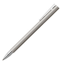 Penna roller Neo slim - punta 0,7 mm - fusto acciaio - Faber-Castell