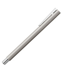Penna roller Neo slim - punta 0,7 mm - fusto acciaio - Faber-Castell