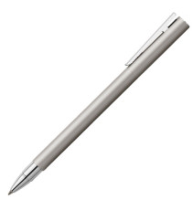 Penna roller Neo slim - punta 0,7 mm - fusto acciaio - Faber-Castell