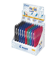 Penna sfera a scatto Frixionball Clicker - punta 0,7 mm - colori assortiti - Pilot - expo 60 pezzi