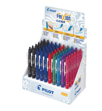 Penna sfera a scatto Frixionball Clicker - punta 0,7 mm - colori assortiti - Pilot - expo 60 pezzi