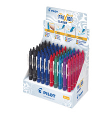 Penna sfera a scatto Frixionball Clicker - punta 0,7 mm - colori assortiti - Pilot - expo 60 pezzi