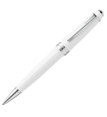 Penna sfera Bailey Light - punta F - fusto bianco/cromo - Cross