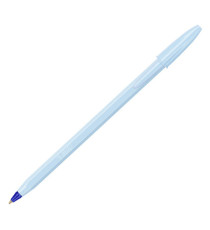 Penna sfera Cristal Pastel - 1.0 mm - fusto colori assortiti - Bic - conf. 20 pezzi