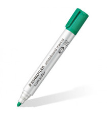 Pennarelli Lumocolor whiteboard 351 - punta tonda - tratto 2 mm - verde - Staedtler