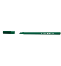 Pennarelli Office - punta feltro - punta fine -  tratto 0,7 mm - verde - Tratto - conf. 12 pezzi