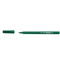 Pennarelli Office - punta feltro - punta fine -  tratto 0,7 mm - verde - Tratto - conf. 12 pezzi
