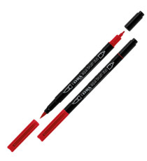 Pennarello Aqua Brush Duo - colori primari - Lyra - conf. 6 pezzi