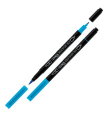 Pennarello Aqua Brush Duo - colori primari - Lyra - conf. 6 pezzi