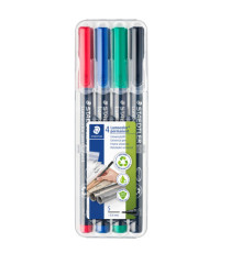 Pennarello Astucci Lumocolor Permanent 313 - punta 0,4 mm - colori assortiti - Staedtler