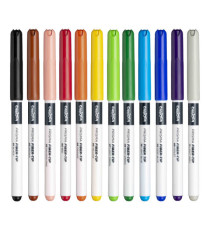 Pennarello Prisma - punta 3,7 mm - colori assortiti - Carioca Plus - conf. 18 pezzi