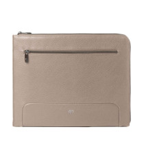 Office bag Gate Trended - 20 x 26 x 2 cm - ecopelle - ghiaccio - In Tempo