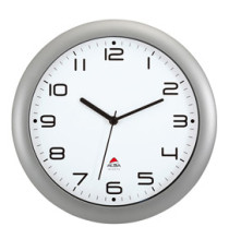 Orologio da parete Hornew - diametro 30 cm - grigio metal - Alba