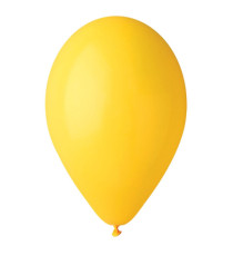 Palloncino - diametro 26 cm - lattice - giallo - Big Party - conf. 25 pezzi
