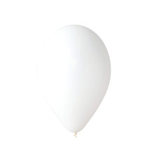 Palloncino - diametro 30 cm - lattice - bianco - Big Party - conf. 16 pezzi