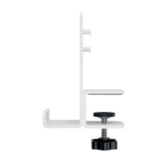 Pannello forato grande - per scrivanie compatte Sit-Stand - con supporto PC/Smartphone, portapenne e gancio - 80 x 25 x