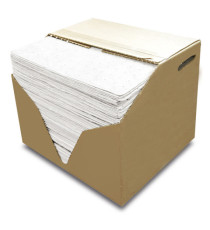 Panni assorbenti - per oli ed idrocarburi - 41 x 46 cm - Carvel - conf. 200 pezzi