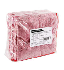 Panni microfibra Ultrega - 40 x 40 cm - rosso - PerfettoFactory - conf. 10 pezzi