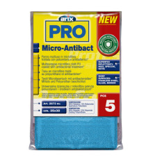 Panno multiuso Micro-Antibact - 35 x 38 cm - blu - Arix - conf. 5 pezzi