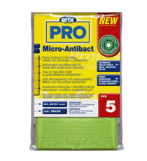 Panno multiuso Micro-Antibact - 35 x 38 cm - verde - Arix - conf. 5 pezzi