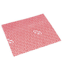 Panno multiuso Wipro - con proprietà antibatteriche - 36 x 42 cm - rosso - Vileda - conf. 20 pezzi