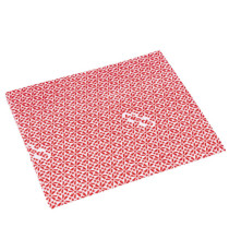 Panno multiuso Wipro - con proprietà antibatteriche - 36 x 42 cm - rosso - Vileda - conf. 20 pezzi