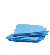 Pannospugna Aquos - 18 x 20 cm - azzurro - PerfettoFactory - conf. 10 pezzi