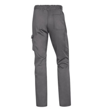 Pantalone da lavoro Panostrpa - sargia/poliestere/cotone/elastan - taglia M - grigio/nero - Deltaplus