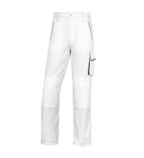 Pantalone da lavoro Panostyle M6PAN - taglia L - PE/cotone - bianco/grigio - Deltaplus